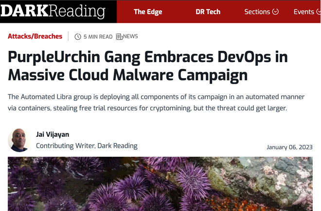 PurpleUrchin Gang Embraces DevOps in Massive Cloud Malware Campaign