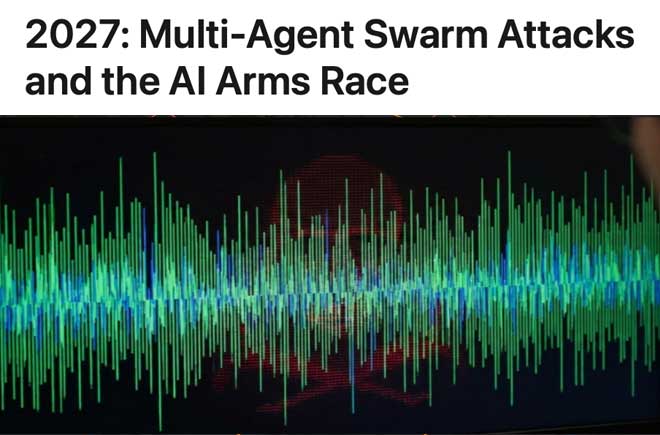  2027: Multi-Agent Swarm Attacks and the AI Arms Race 