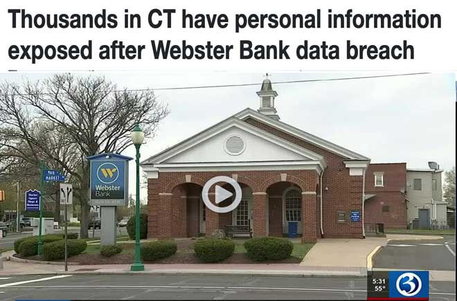  Thousands in CT have personal information exposed after Webster Bank data breach 